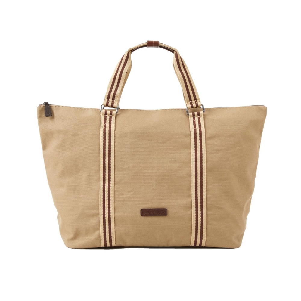 BAEKGAARD - Tom Zipper Tote Canvas Desert